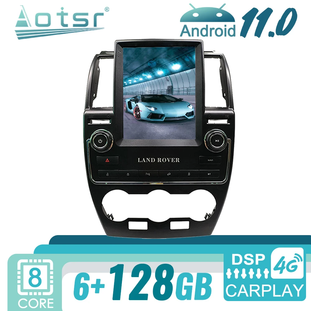 Android 11 для Land Rover Freelander 2 Tesla автомобильное радио GPS навигация мультимедийный плеер