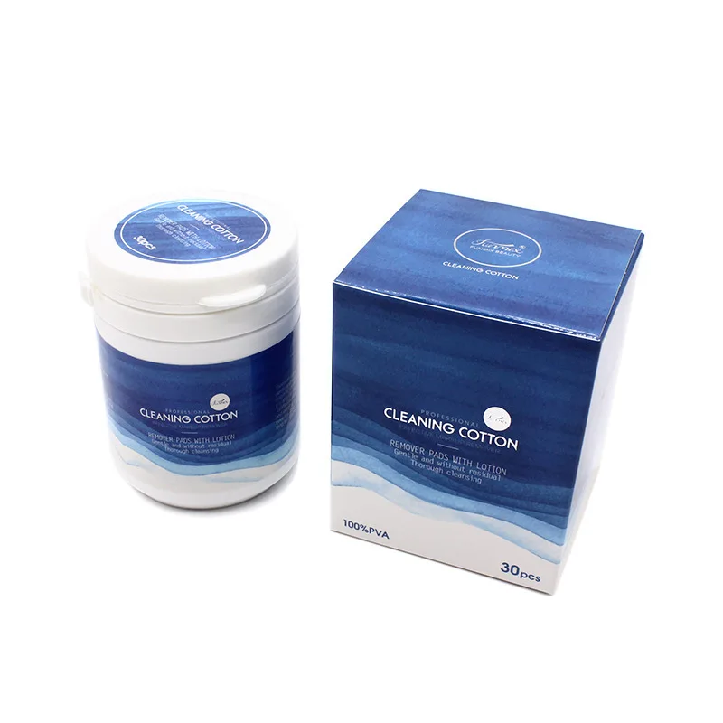 30 шт. влажные жидкость для снятия хлопчатобумажные салфетки уход за кожей лица