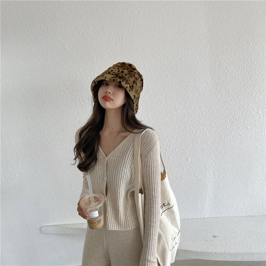 Women's V-neck Elastic Single-breasted Knitted Cardigan |