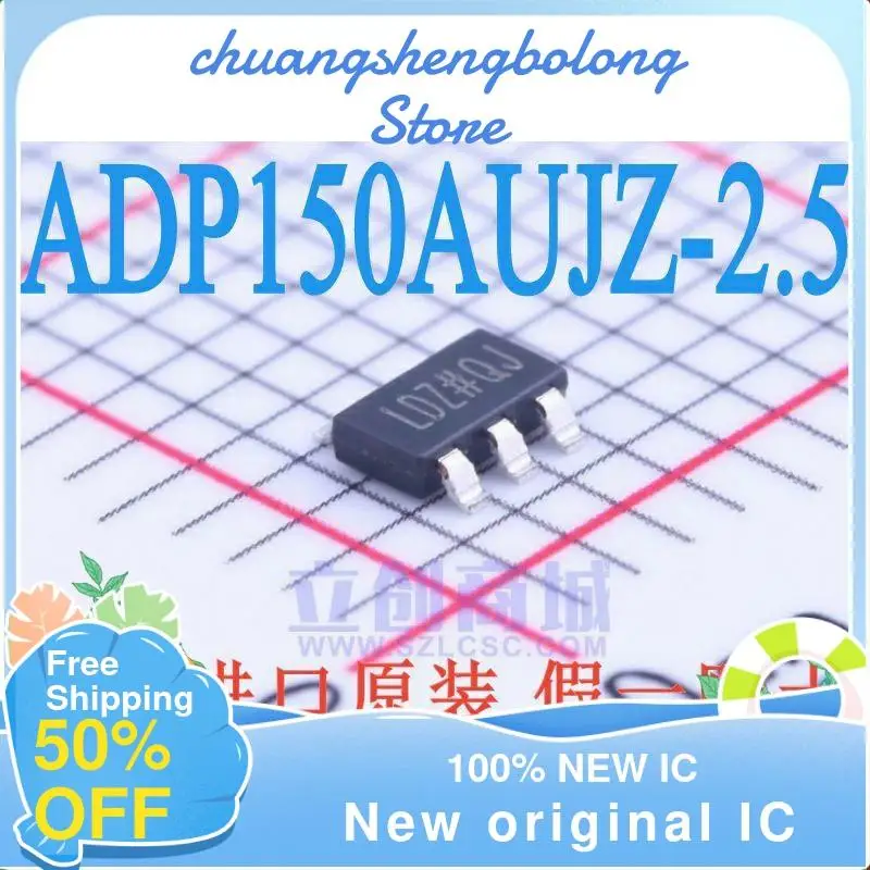 

10-200PCS ADP150AUJZ-2.5-R7 ADI TSOT23-5 LDZ # LC New original IC