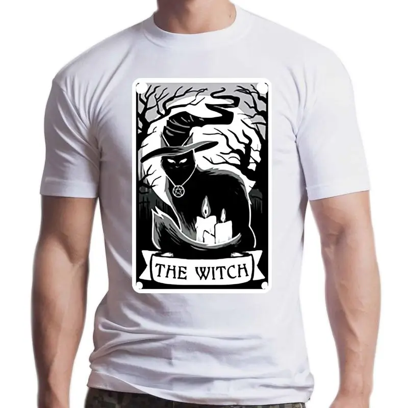 

New The Witch T Shirt Witch Witchy Occult Tarot Tarot Card Cards Cats Witch Cat Catty Moon