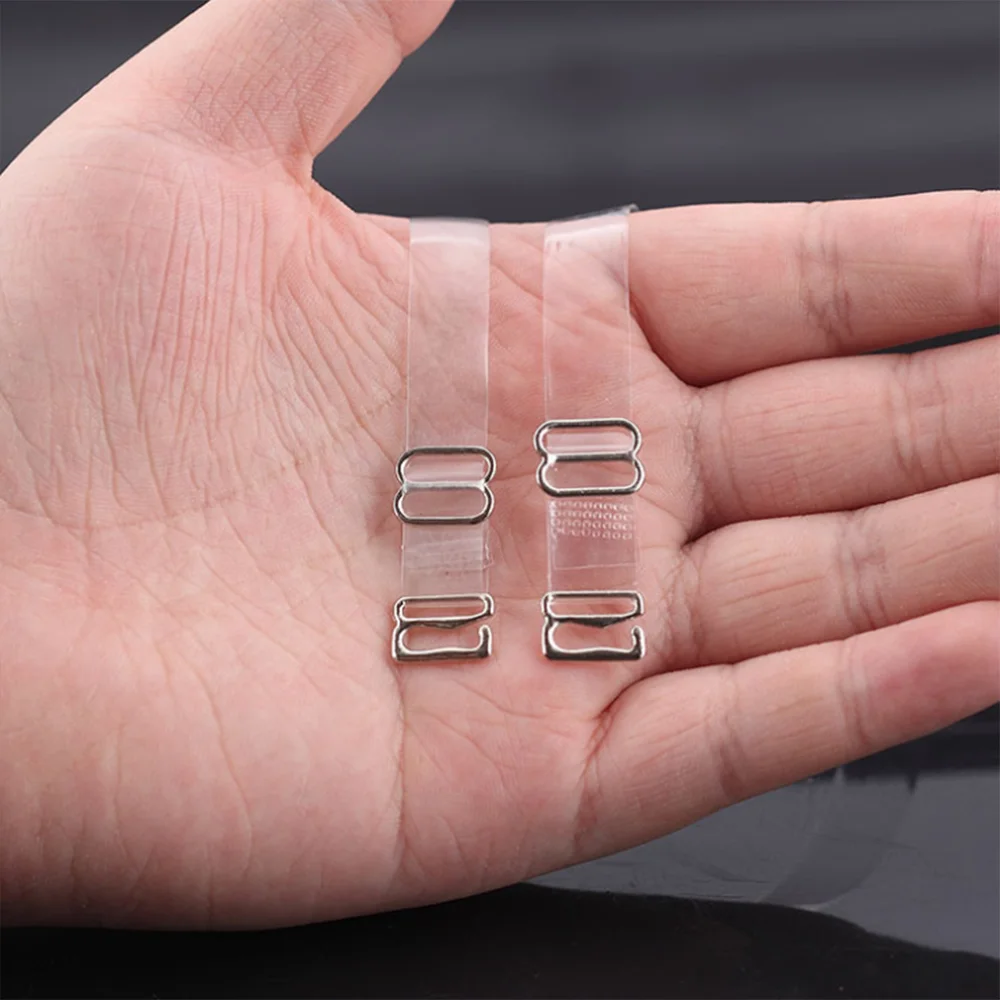 1 см Широкий прозрачный Невидимый регулируемый бюстгальтер на бретельках