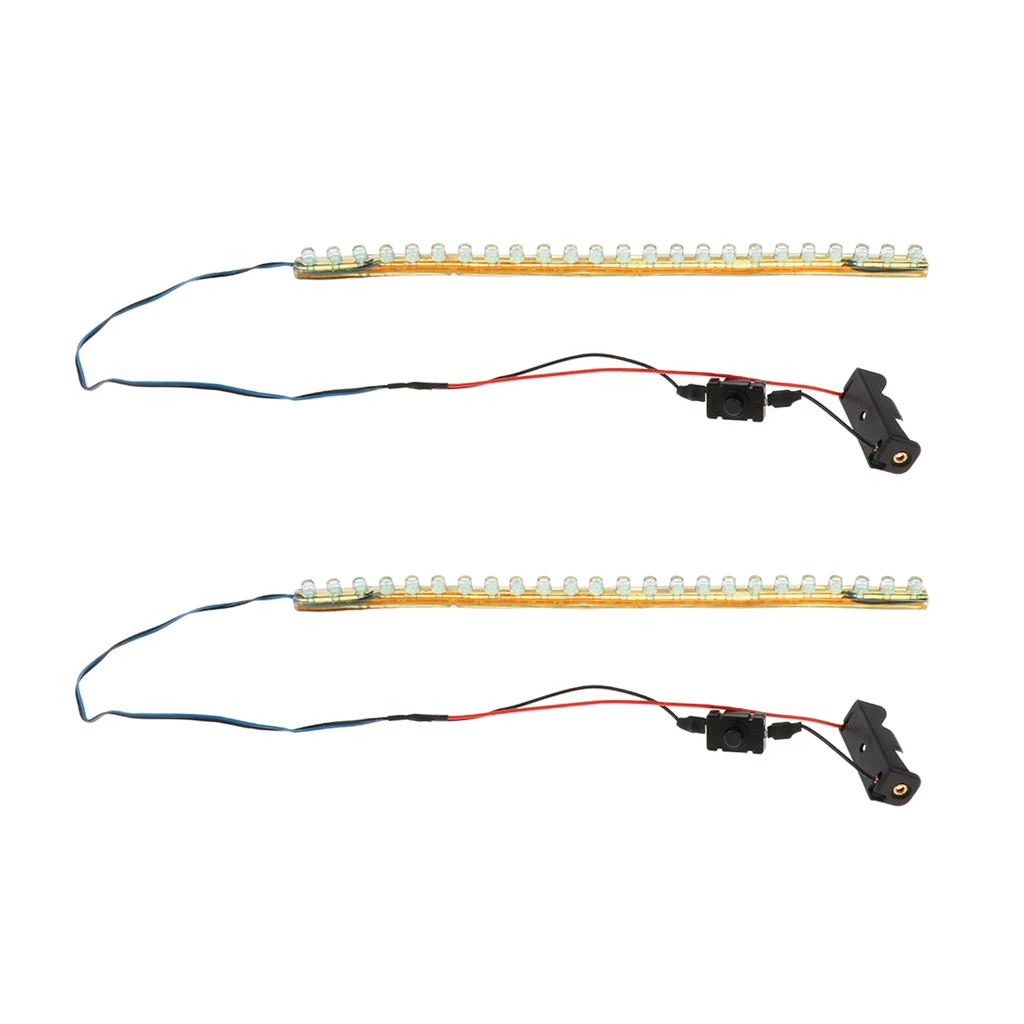 

2pcs Waterproof 24cm Roller Skates / Inline Skates Frame Mounting LED Light Bar - 7 Different Emitting Colors
