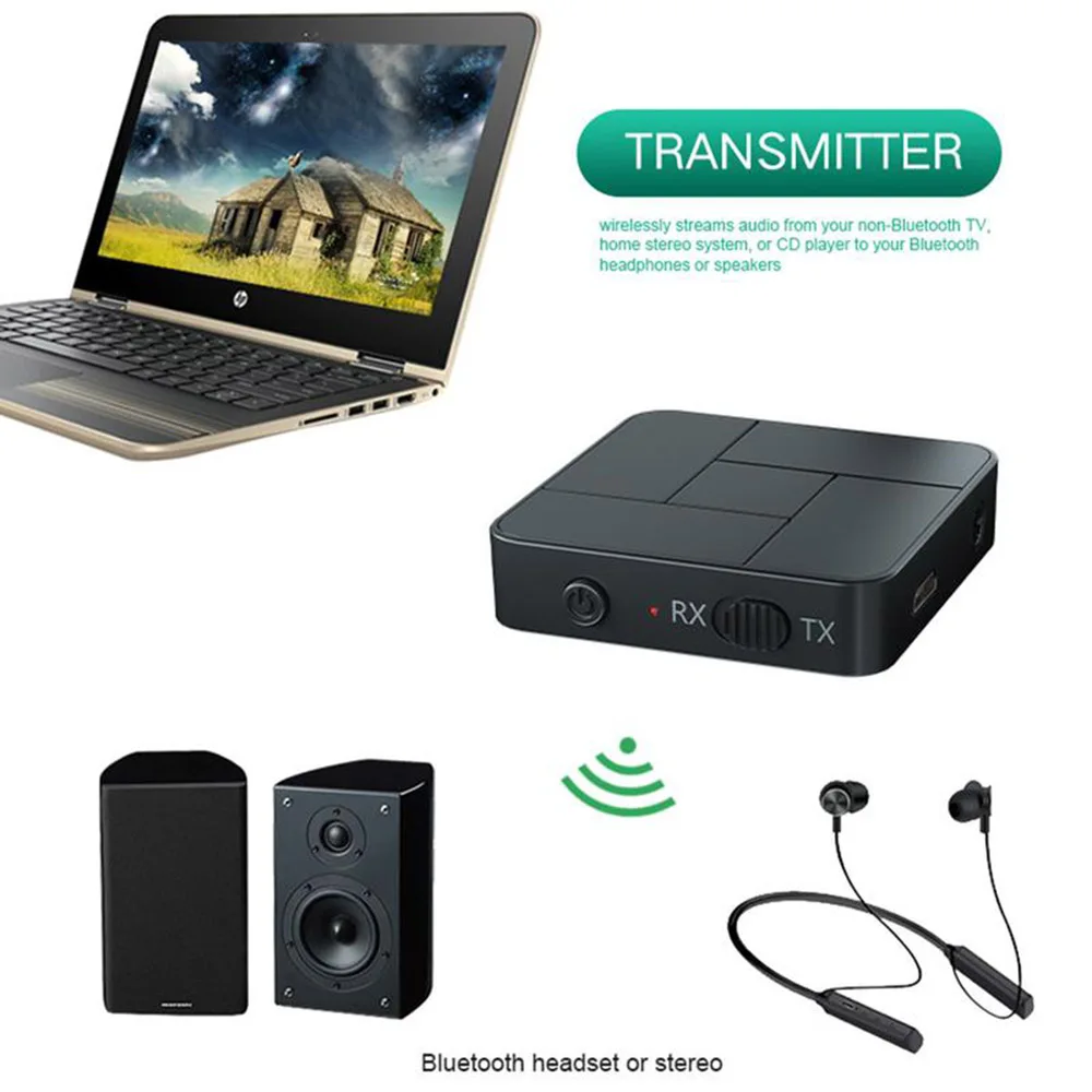 Bluetooth-адаптер kn326 с поддержкой Bluetooth 5 0 и штекером AUX 3 мм | Электроника