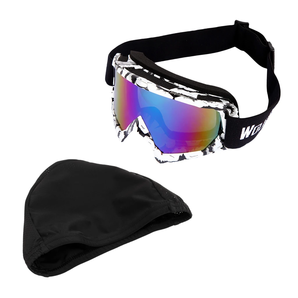 Защитные очки UV400 для катания на лыжах и велосипеде солнцезащитные +