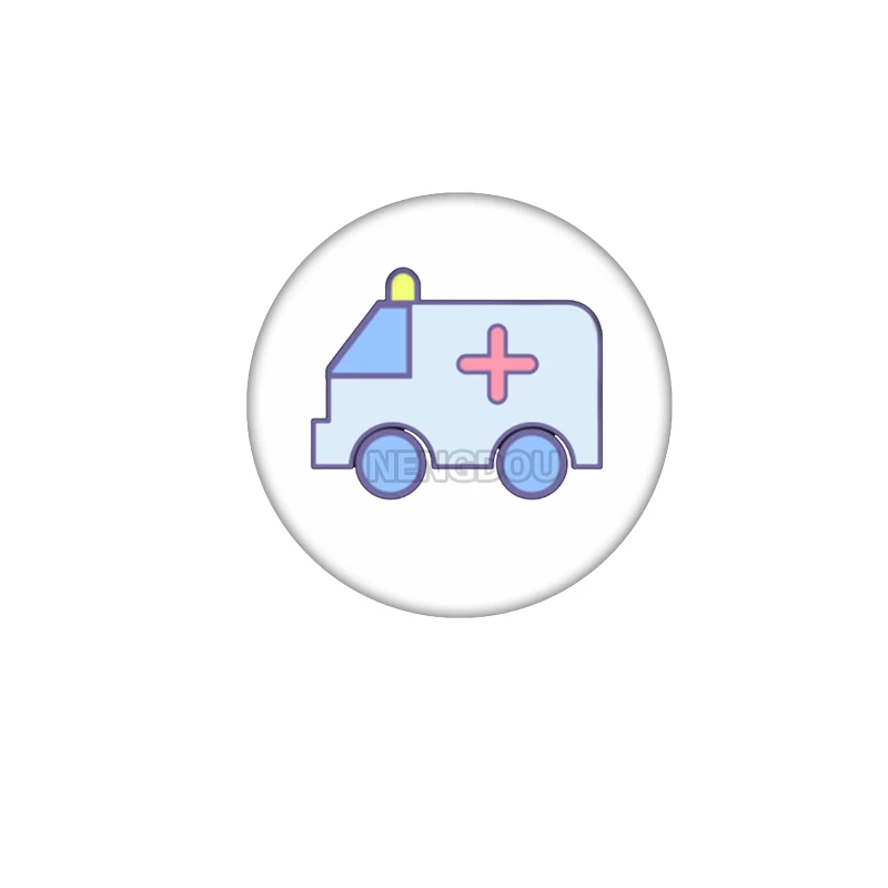 Nengdou T74 здравоохранения значок металла медицинский булавки с принтом медсестры