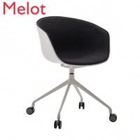 retro chair dining nordic fashion soft bag back armchair computer rotating office lifting cafe chairs cafe silla comedor