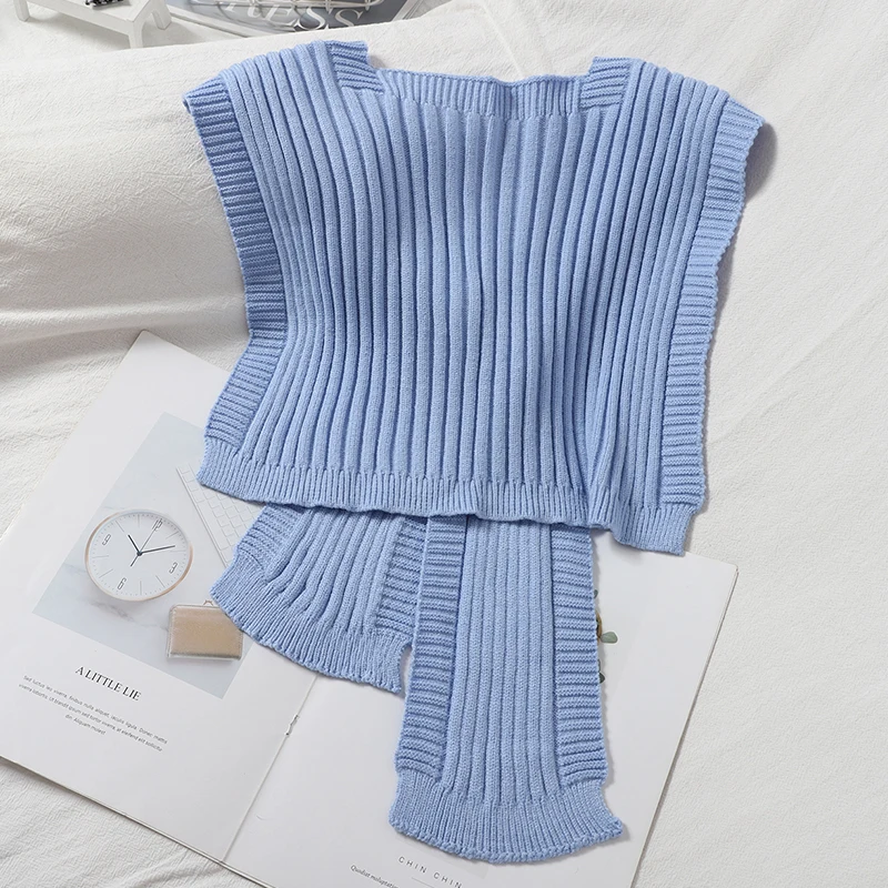 

Шаль Женская демисезонная, шерстяная, вязаная