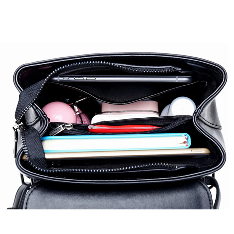 Женский Классический рюкзак LostSoul винтажный дорожный из воловьей кожи с цепочкой