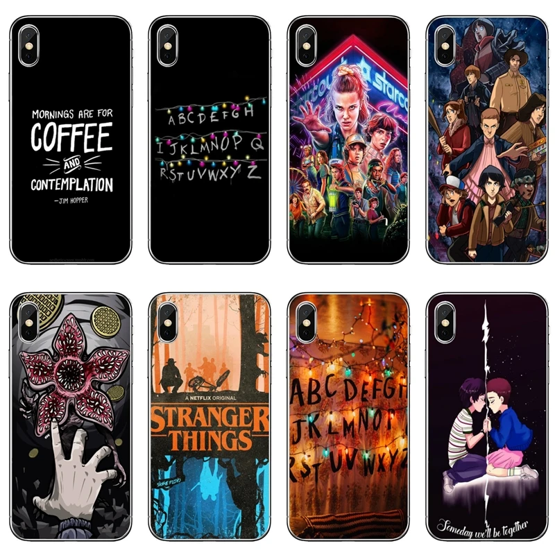 Рождественские светильники очень странные дела для iPhone XR X XS Max 8 7 6s 6 plus SE 5s 5c 5 iPod
