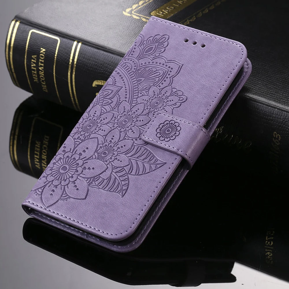 

Wallet Case For Samsung Galaxy A22 5G 2021 Emboo Floral Flip Magnetic Case for Galaxy A22 Shell A 22 SM-A226B A225F Stand Cover