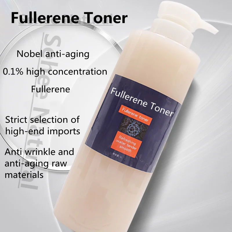 Anti-aging Fullerene Toner Water Reduces Pores Anti Wrinkle Anti-oxidation Skin Care Equipment Beauty Salon 1000g