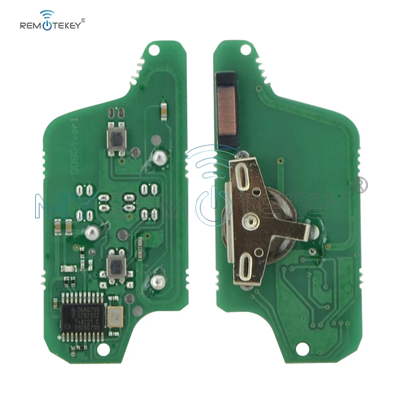 Пульт дистанционного управления CE0523 для автомобиля 2 кнопки Peugeot Citroen ASK 433 МГц ID46 -