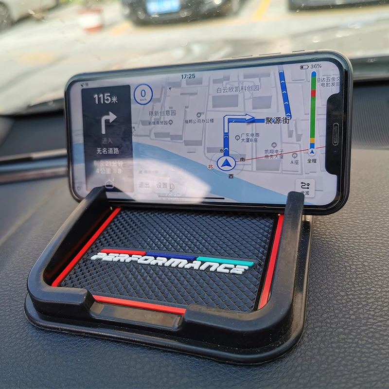 Противоскользящий резиновый коврик для приборной панели автомобиля подставка