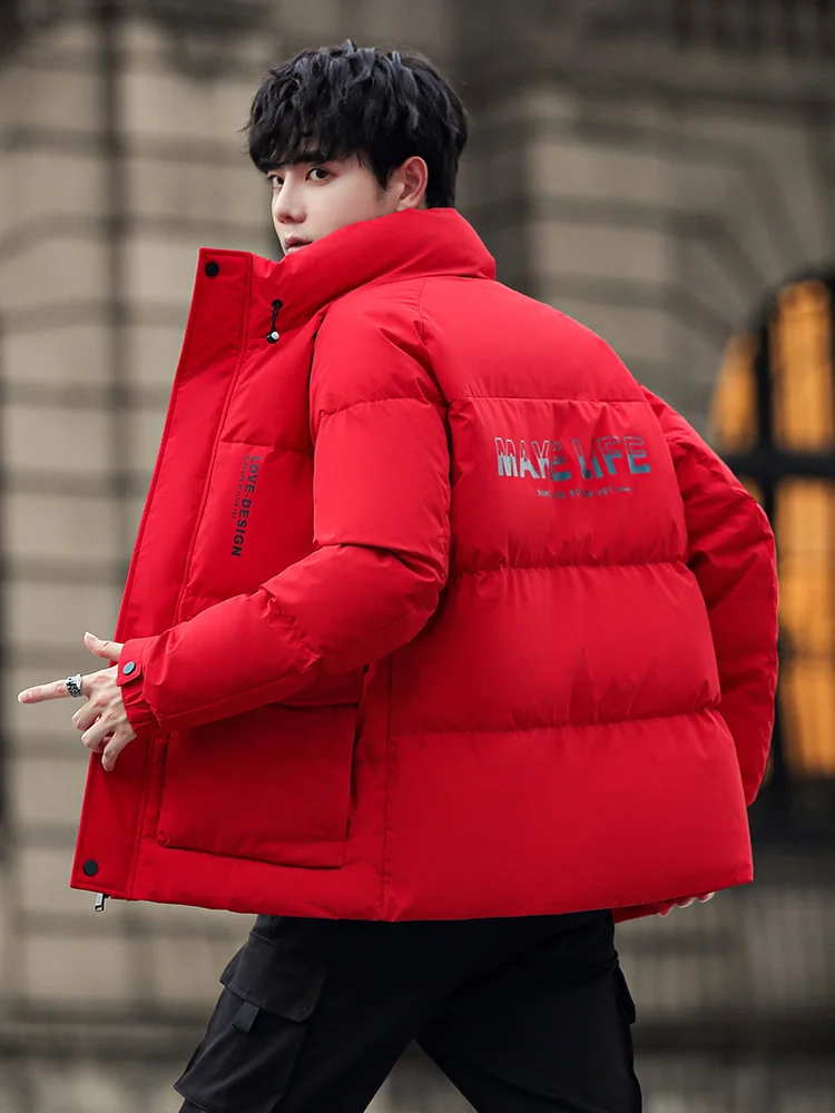 Мужская куртка на утином пуху новый стиль модное и красивое Брендовое