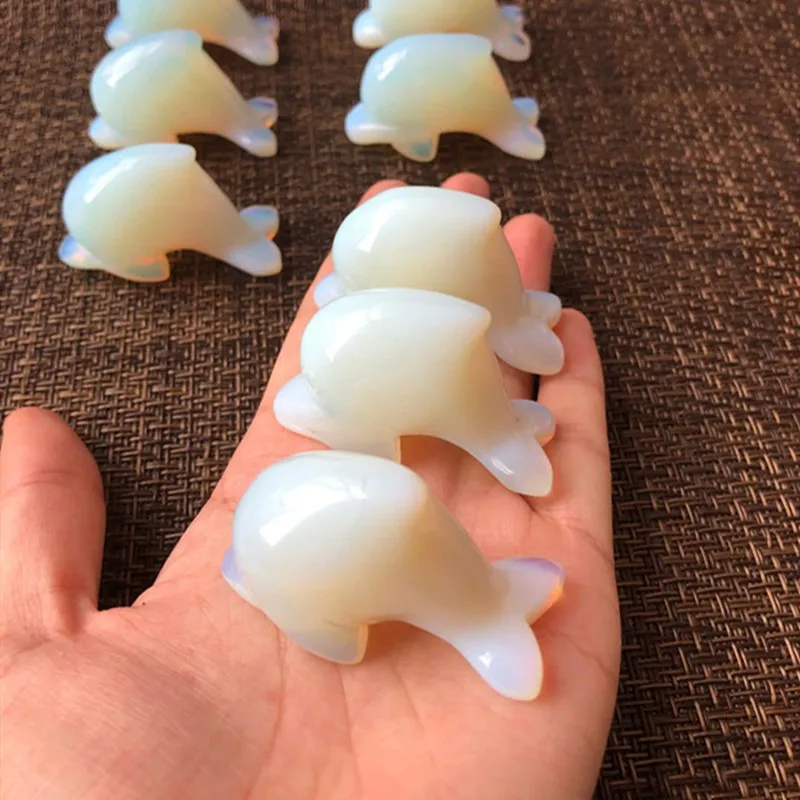 

Опал в форме дельфина кварцевые драгоценные камни Минеральные Кристаллы рейки целебные камни pedras para artesanato домашний декор