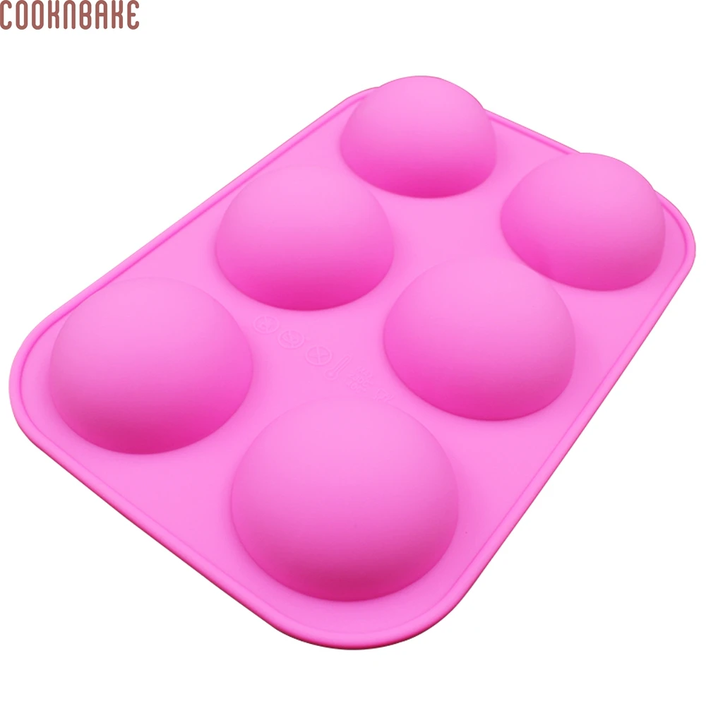 COOKNBAKE силиконовая форма для торта купольная выпечки Шоколадный пудинг 6