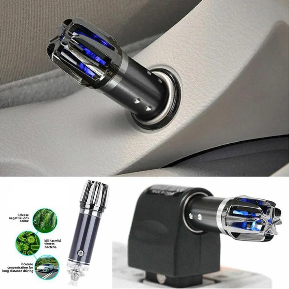 Мини Автомобильный Ионный Очиститель свежего воздуха кислородный бар ионизатор