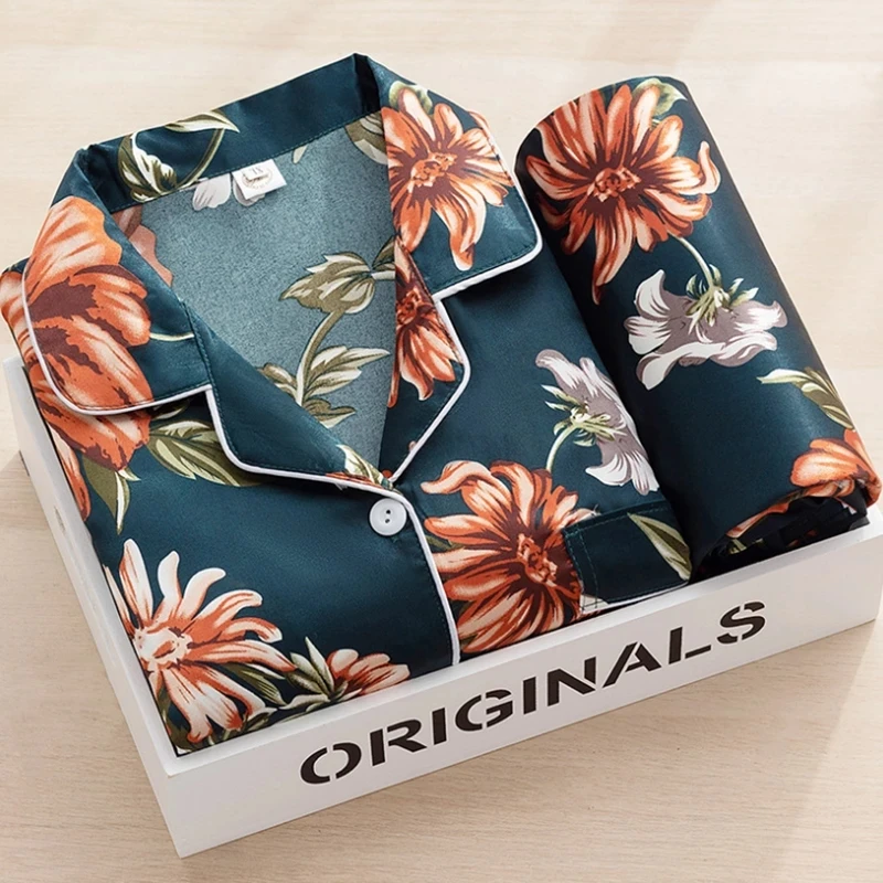 Комплект пижамный Женский длинный рукав цвет в ассортименте M L XL XXL 2 шт/комплект