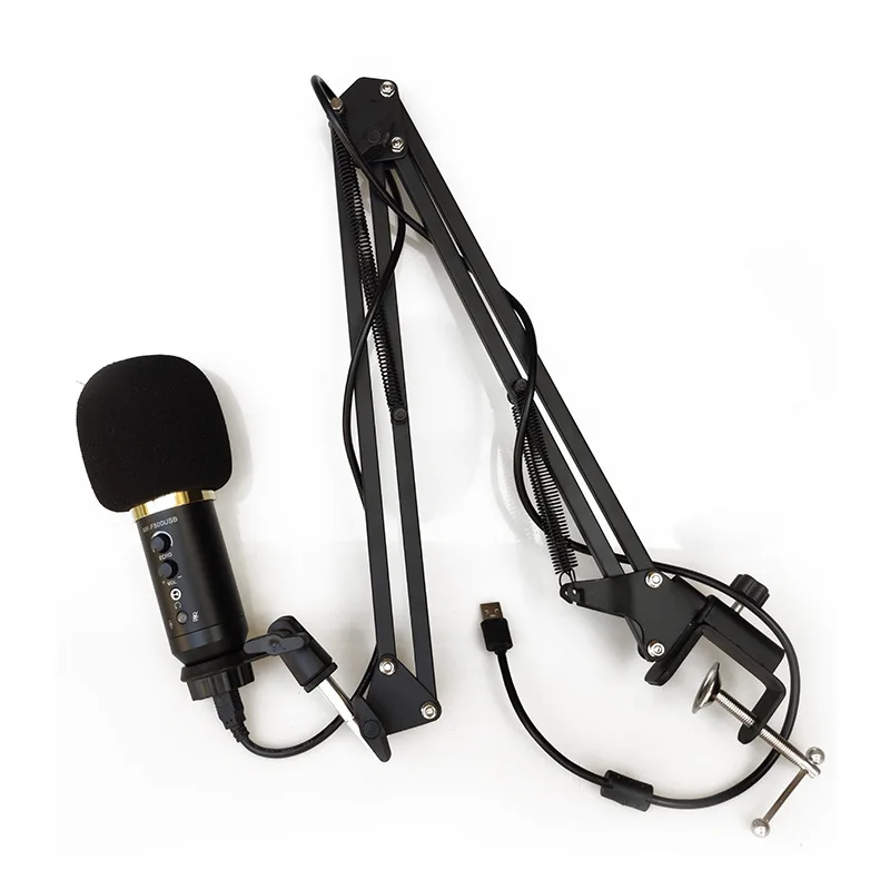 USB Проводная компьютерная комплект микрофона включает в себя: реверберации объем