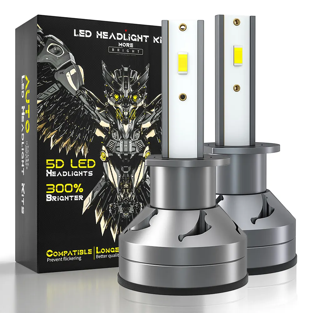 

New Arrival Delicate Mini CAR Led Headlight With Fan H1 H3 Led Headlight Bulbs Auto Systems Headlights