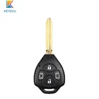 KEYECU Uncut дистанционный Автомобильный ключ 4 кнопки 314,3 МГц с чипом 4D67 для Toyota Alphard 2005 2006 2007 2008 2009
