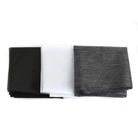 100cm 25g 45g white grey black non woven fabric interlinings iron on sewing patchwork single sided adhesive lining mask diy