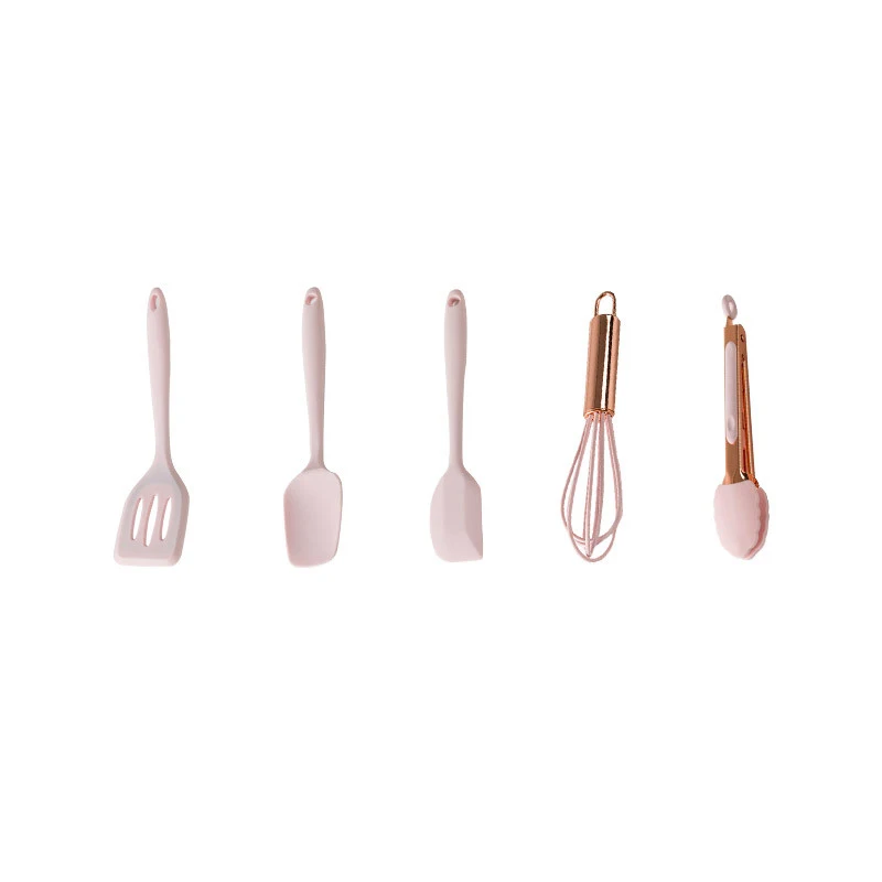 

Kitchen Silicone Tool Five-piece Children's Mini Organic Food Grade Silicone Microwave Oven Baking Cake Tool Kitchen Supplies