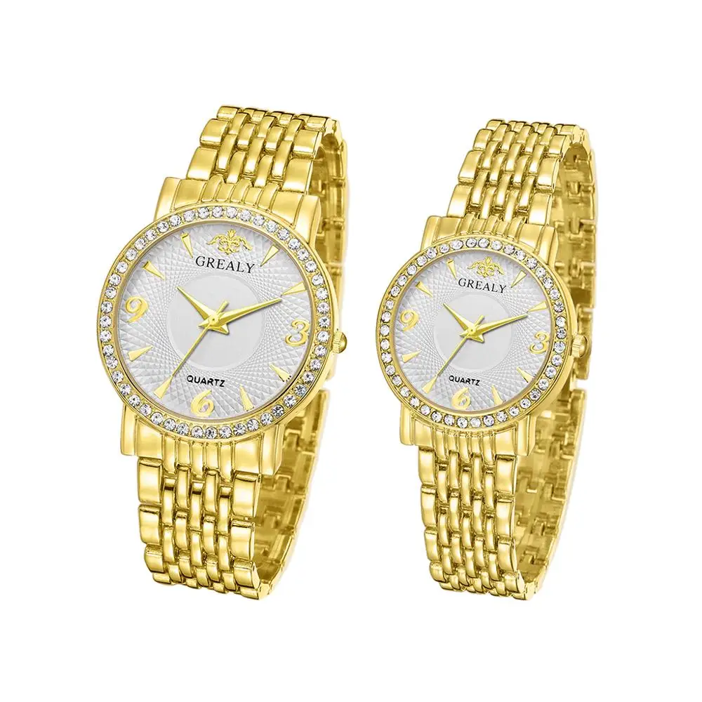 Парные часы Лидирующий бренд стальные механические наручные для мужчин и женщин