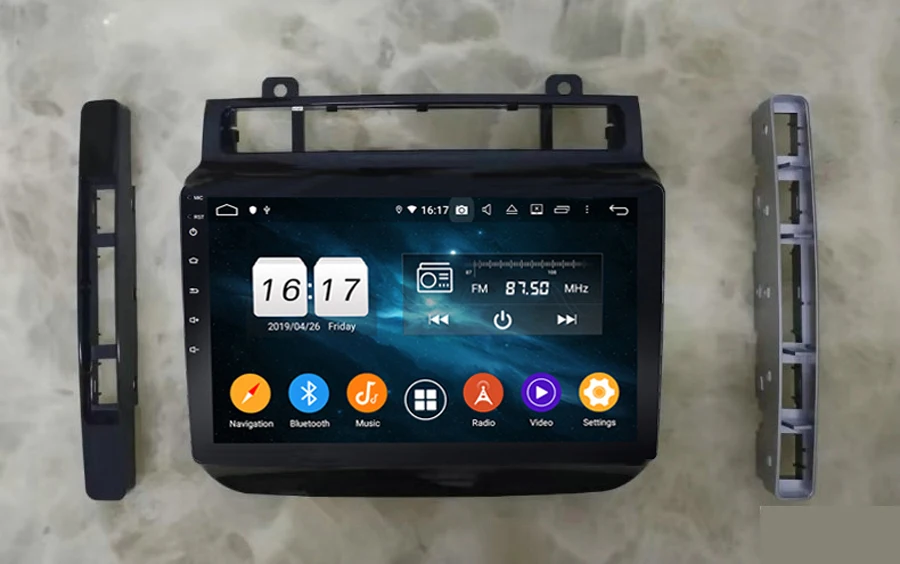 Автомобильная Мультимедийная система PX6 9 дюймов Android 0 GPS для VW Touareg 2011-2017 радио