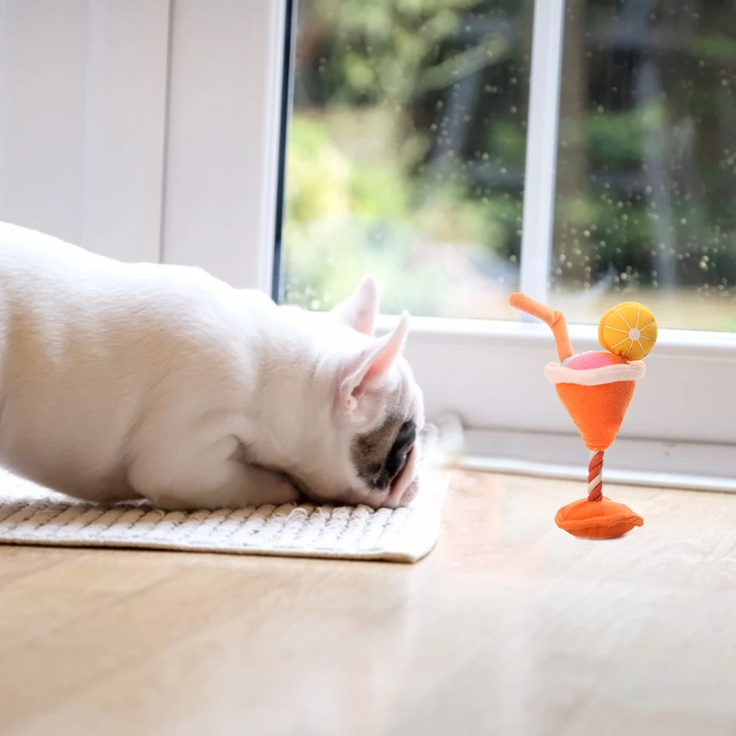 

Pet Dog Ice Cream Toy Cute Plush Sound Toy Interactive Pet Chew Toy Pet Sound Toy Dog Squeaky Toy Puppy Bite Toy Legendog