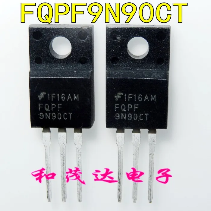 Оригинальный Новый/2 шт./FQPF9N90CT 9N90CT 900V9A TO-220F TO220F | Электронные компоненты и