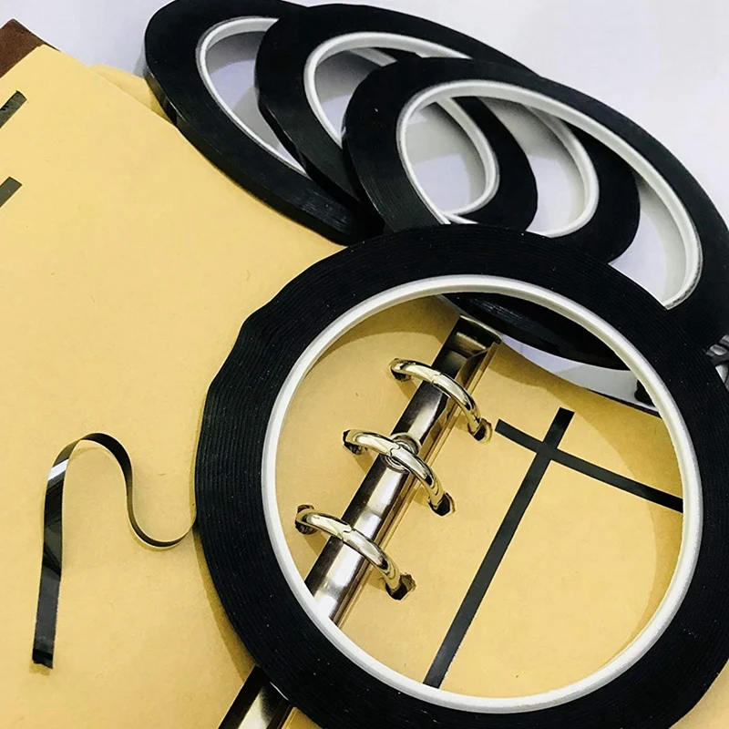 16 шт 3 мм 1/8 дюймов Ширина Графический ленты доски самоклеющиеся диаграммы лента