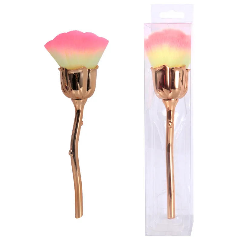 

1Pcs Rose Makeup Brushes Tool Foundation Blush Blending Beauty Make Up Brush Maquiagemem