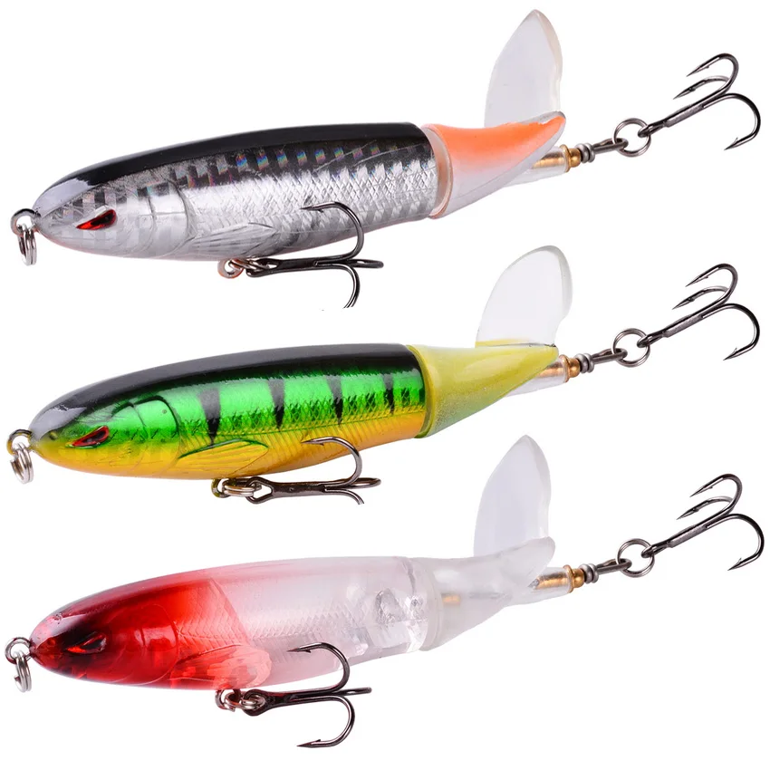 1 шт. 10 см 13 г Topwater рыболовные приманки Whopper Popper искусственная наживка твердая