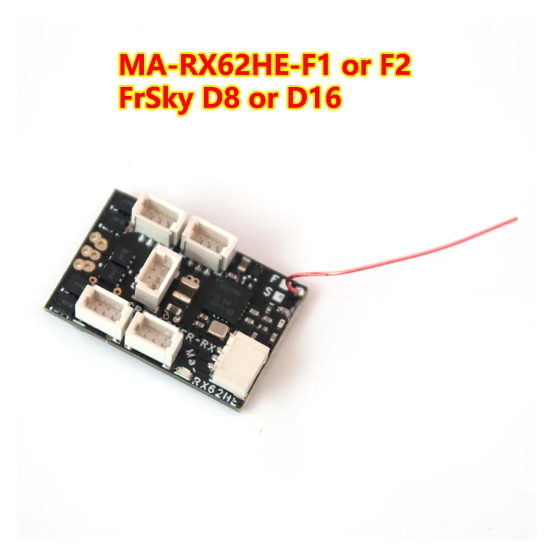 MA-RX62HE-F супер светильник 1 8g 6CH микро-приемник встроенный 7A/2S(5A/3S) бесщеточный ESC для