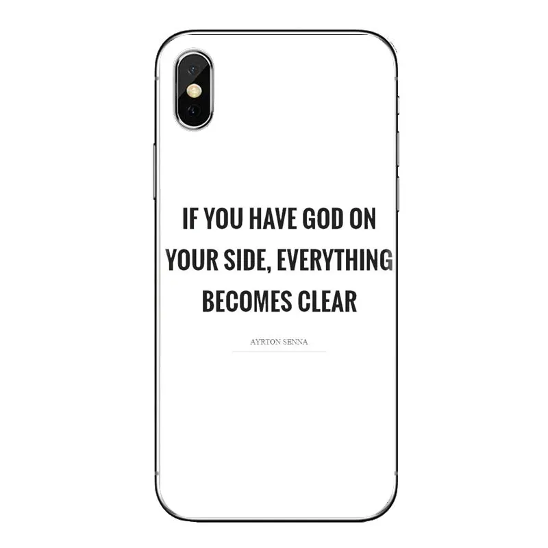 For Huawei Mate Honor 4C 5C 5X 6X 7 7A 7C 8 9 10 8C 8X 20 Lite Pro Ayrton Senna Drive Racing Star quote TPU Transparent Bag Case |