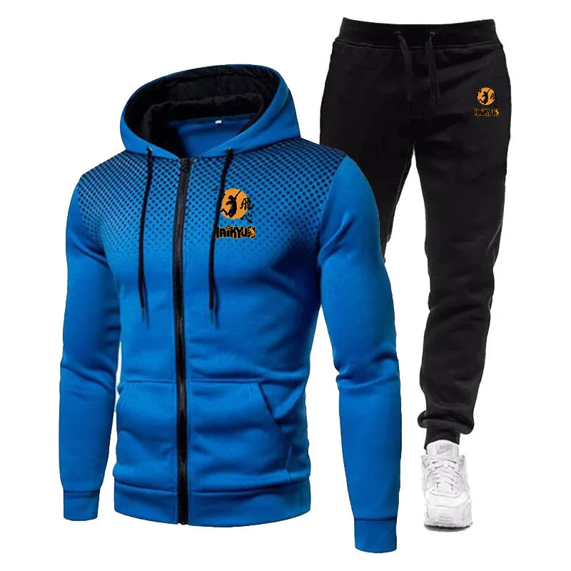 Спортивный костюм мужской свитер на весну и осень кардиган куртка с капюшоном