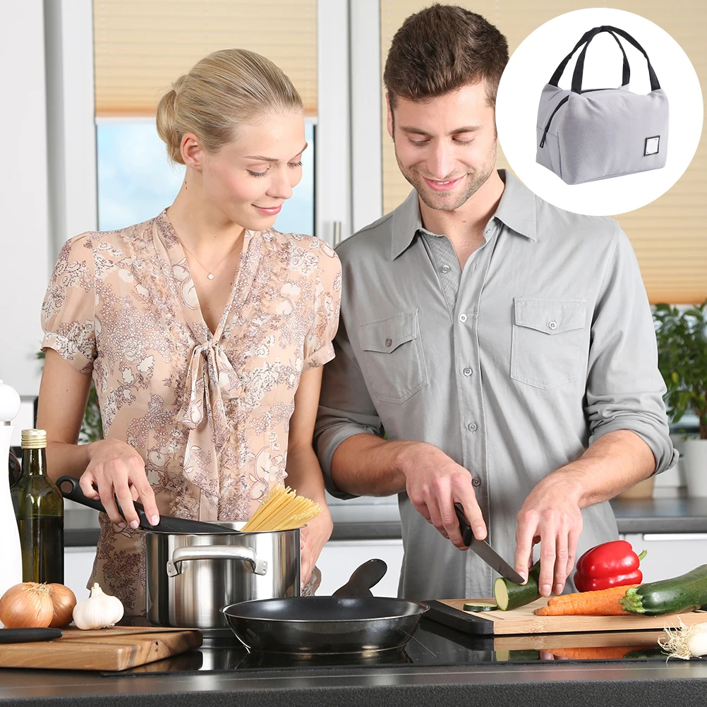 Портативная сумка для ланча Термоизолированный Ланч-бокс сумка-тоут еды