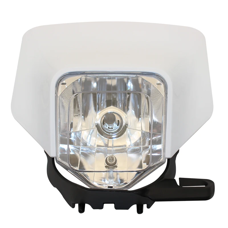 

Universal Motorcycle Headlight Head Light Motorcycle Lamp Light For Headlight SMR EXC XC XCW XCF Bike Headlight With H4 Bulb