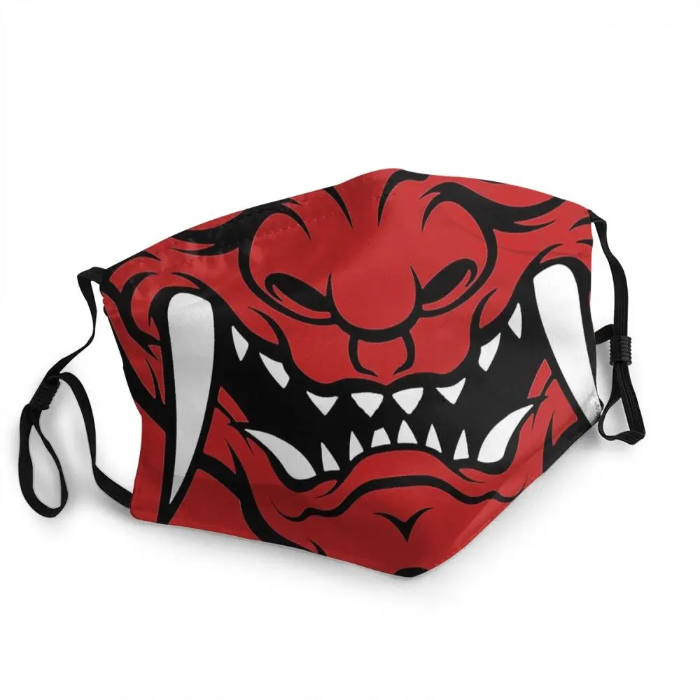 Они Япония самурайский демон тканевая Зимняя Маска японский они Самурай