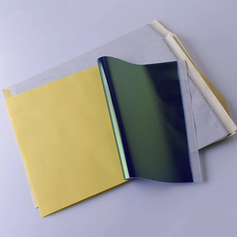 (5 шт.) 4-Слои углерода Термальность трафаретные татуировки передачи Бумага