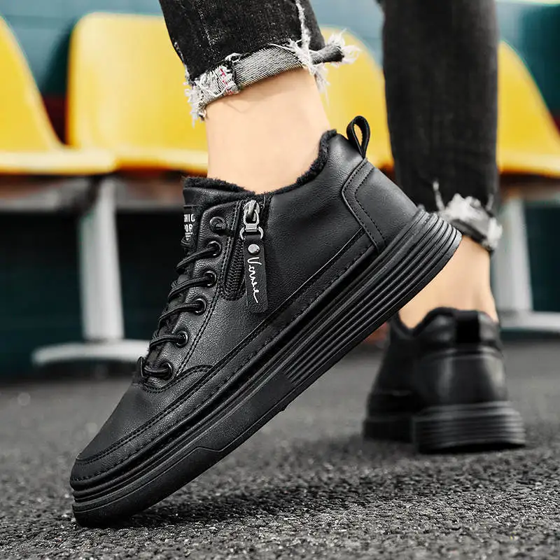 

Кроссовки Plateforme мужские с вулканизированной подошвой, рифленые, для тренировок, амортизирующие, без шнурков, 530E