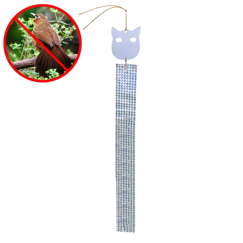 

1 Pc Bird Scare Tape Reflective Pigeons Ribbon Repellent Tape Deterrent Tapes Discs Control Bird Scarer PVC Pest Control