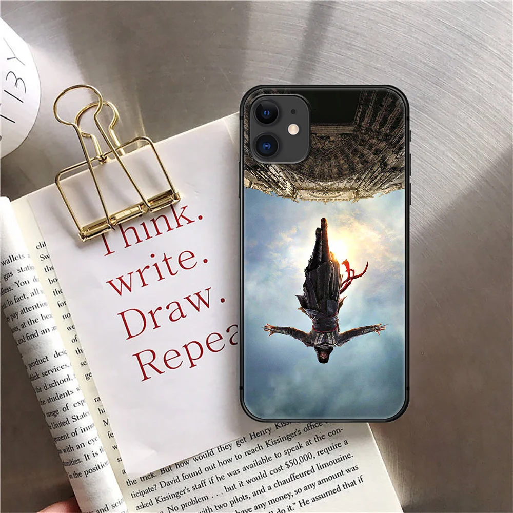 

Assassin Cool Game Phone Case Cover For Iphone 6 7 8 11 12 5S 6S X Xr XS Se Plus Pro Max Mini 2020 Black Prime Pretty Funda