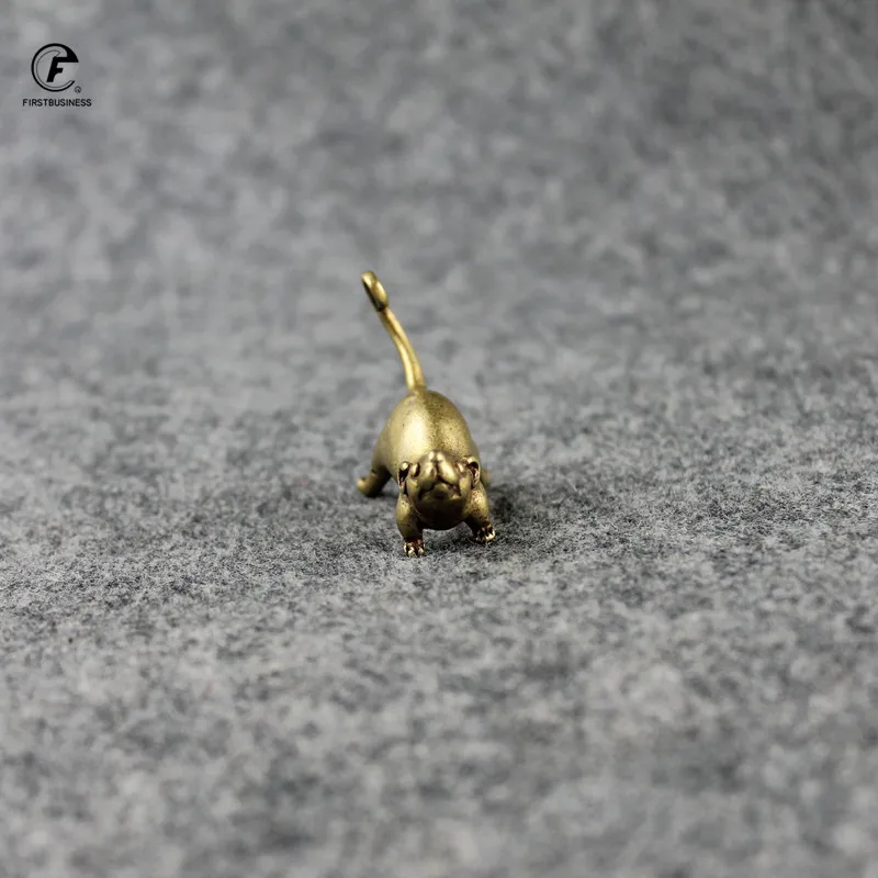 Винтаж латунь крыса змея Тигр дракон кролик украшение &quotмышь&quot Медь животных