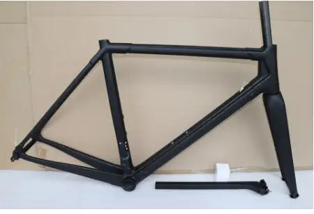 All black No Logo Colnago C64 полностью карбоновая рама для шоссейного велосипеда Di2 наклонная Механическая рама для шоссейного велосипеда gro UPS et black red bob framework UPS XDB DPD - Цвет: All black No Logo