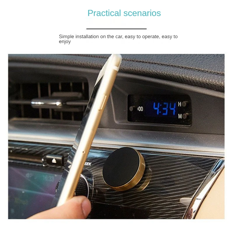 

Car Accessories Mobile Phone Holder for Vehicle Magnetic Suction Universal Magnetic Suction Stick Black Cn(origin) Oeny ABS