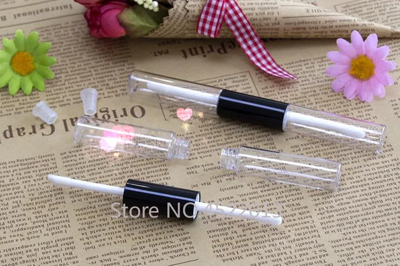 

Wholesale Lipgloss Lipstic Containers Double Head Package Container Lip Balm Bottle Lip Stick Packing Tubes Makeup Tube 5+5ML