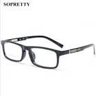 SOPRETTY TR90 мужская оправа для близорукости деловые плоские зеркальные женские мужские очки оправа F8151